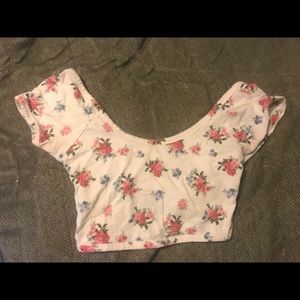 Forever 21 Cross Back Crop Top